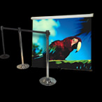 Projection Screens, Stage Drapes, Track Hardware & More